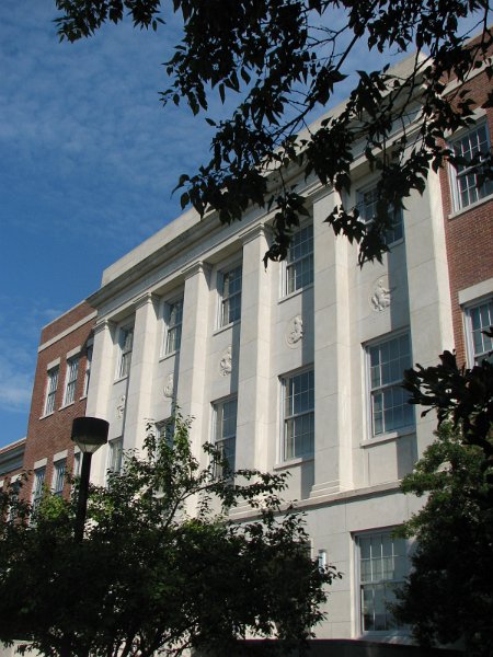 student on campus